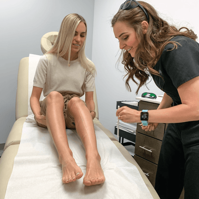 What do laser treatments feel like?