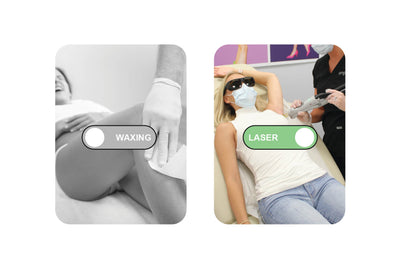 Stop waxing and start laser hair removal.