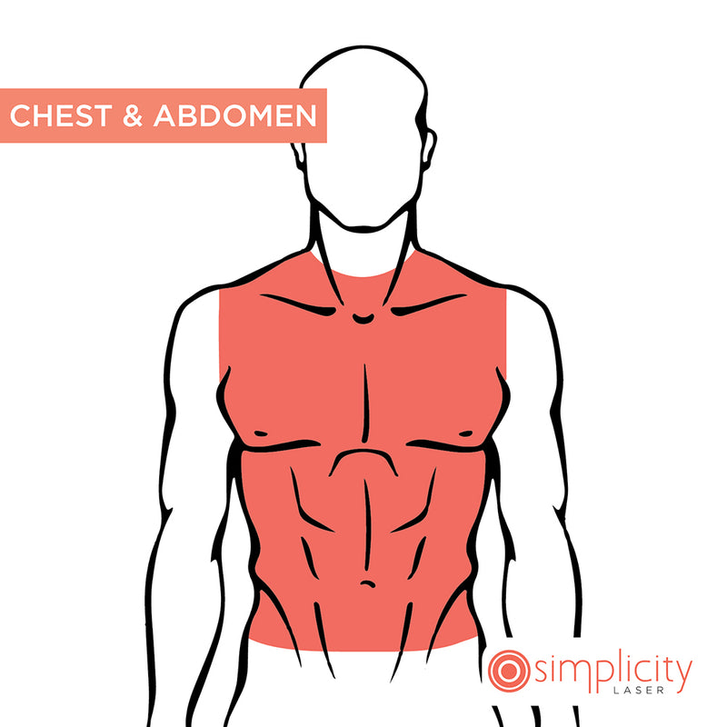Chest & Abdomen Men's 14-Treatment Monthly Program